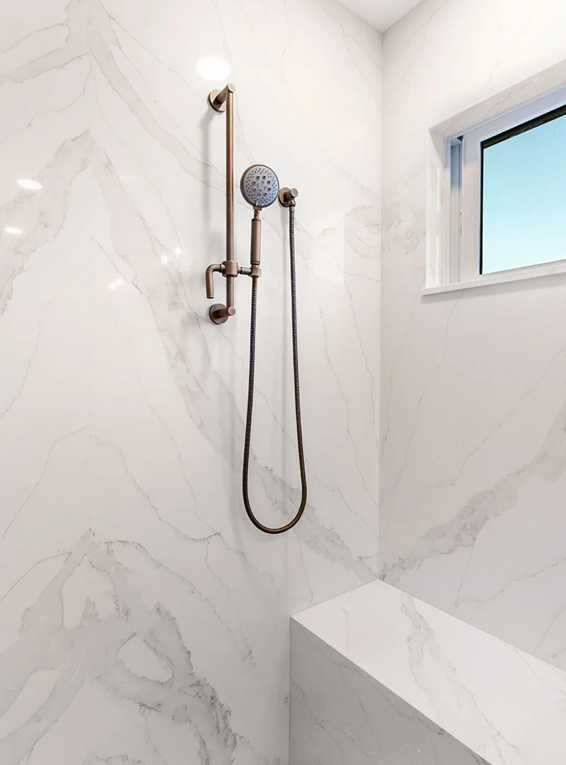 Slab shower surround