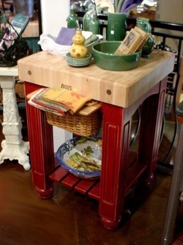 Kitchen idea with the John Boos CU-GB25-N American Heritage Prep Table with Butcher Block To, John Boos