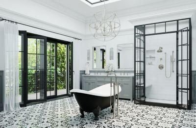 Bathroom idea with the Pfister Brushed Nickel Tisbury Widespread Bath Faucet LG49-TB0K, Pfister