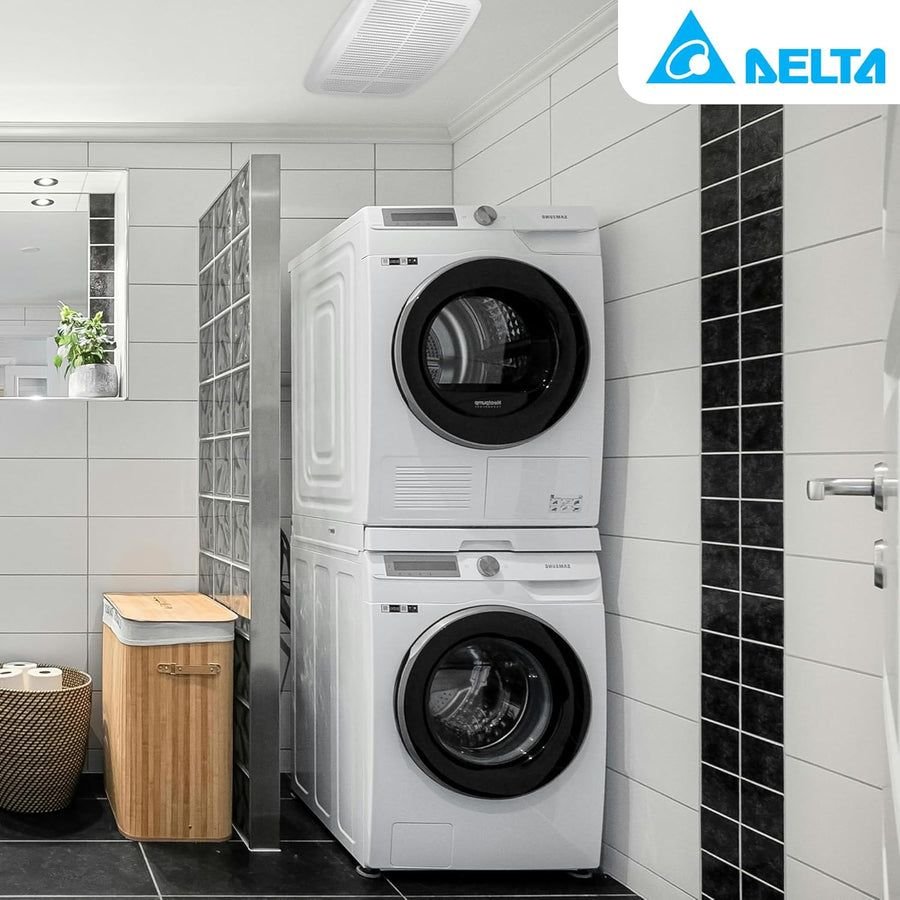 Bathroom idea with the Delta Breez Radiance Exhaust Bathroom Fan 80 CFM Energy Efficient Quie, Delta Breez