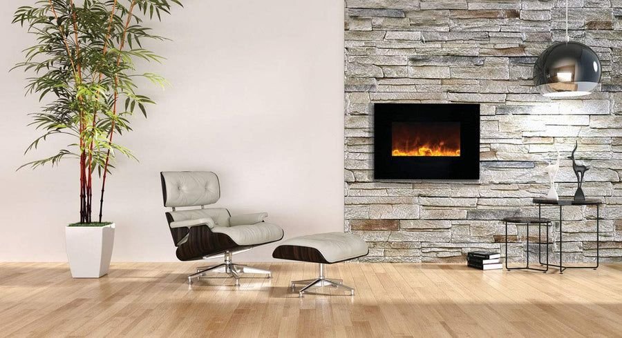 Outdoor idea with the Amantii WM-FM-26-3623-BG Wall Mount/ Flush Mount Smart Electric 26" In, Amantii
