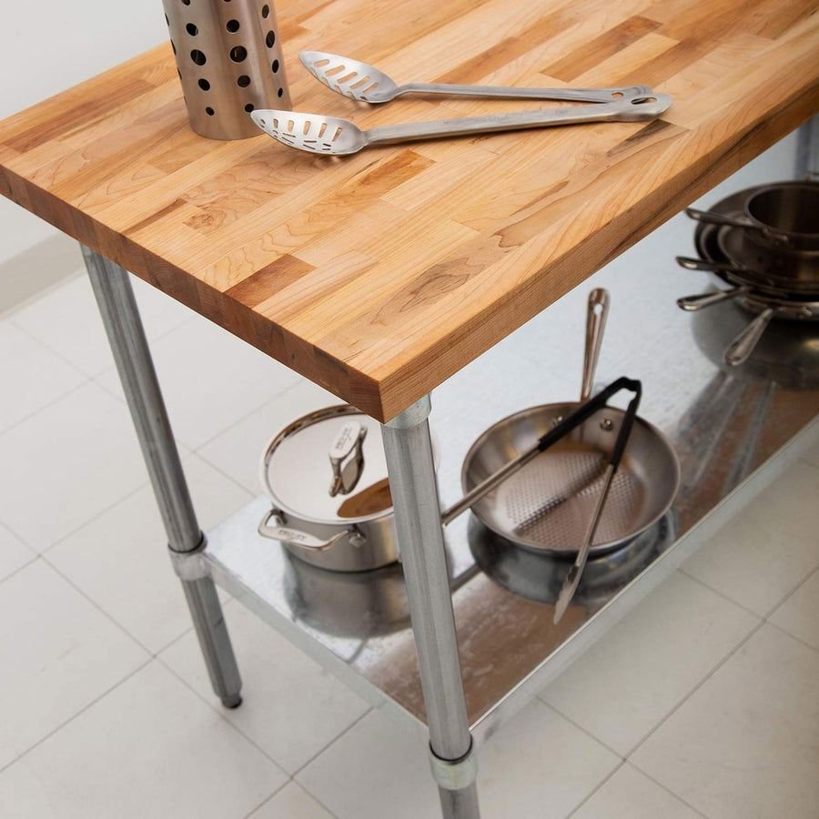 Kitchen idea with the John Boos JNS10 Maple Wood Counter Top Cutting Board Work Table Island, John Boos