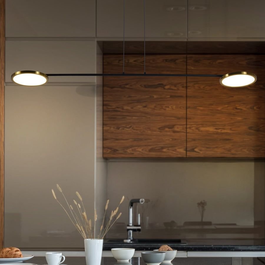 Living room idea with the VONN Artisan Torino VAP2192AB 39" Integrated LED ETL Certified Height, VONN
