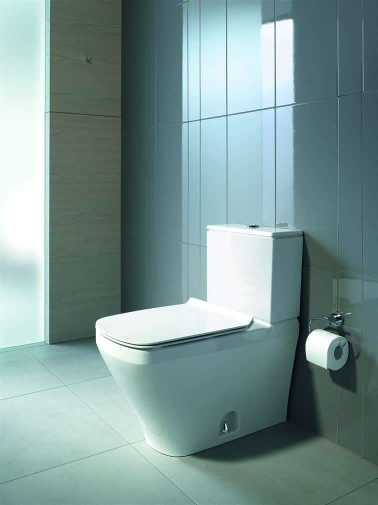 Bathroom idea with the Duravit 2160010000 Durastyle One-Piece Toilet Bowl with 12" Rough-In, Duravit