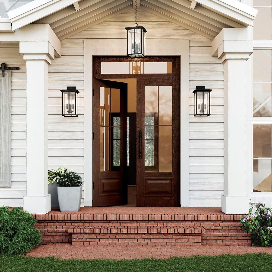 Outdoor idea with the Capital Lighting 943843BK Barrett 4 Light Outdoor Wall Lantern Black, Capital Lighting
