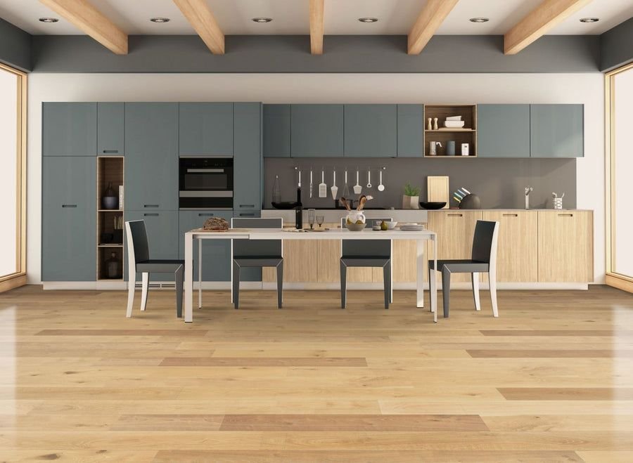 Tile idea with the CALI Chardonnay Oak Extra Wide T&G Case (Covers 34.1 sqft) 7601002900, CALI