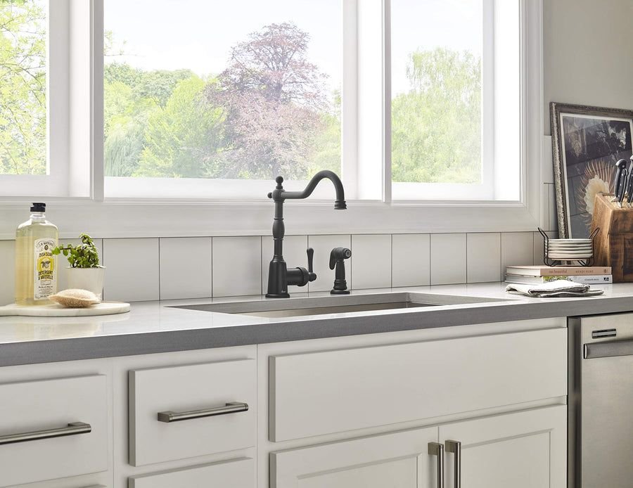 Kitchen idea with the Opulence® Single Handle Kitchen Faucet with Sidespray, Gerber