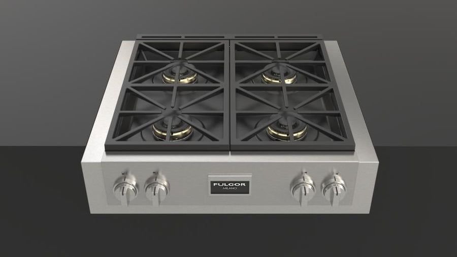 Kitchen idea with the 30" Pro Gas Range Top, Fulgor Milano