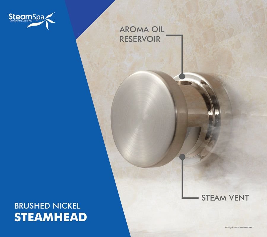 Bathroom idea with the Steam Shower Generator Kit System, SteamSpa
