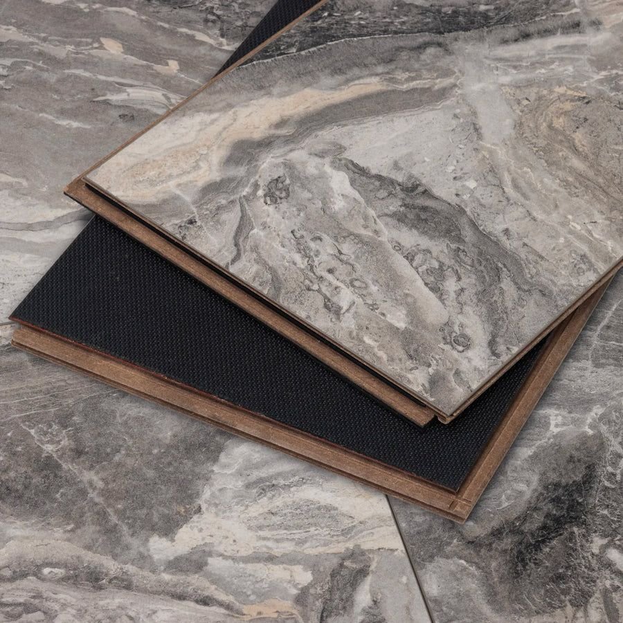 Tile idea with the CALI Seal Rock Marble Shorebreak Laminate Tile Extra Wide Click (Cover, CALI