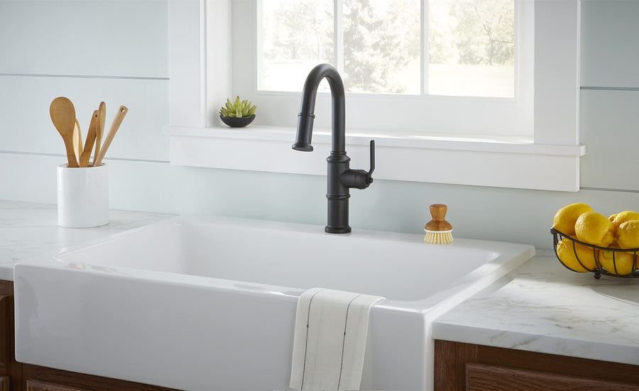 Kitchen idea with the Kinzie® Single Handle Pull-Down Prep Faucet, Gerber