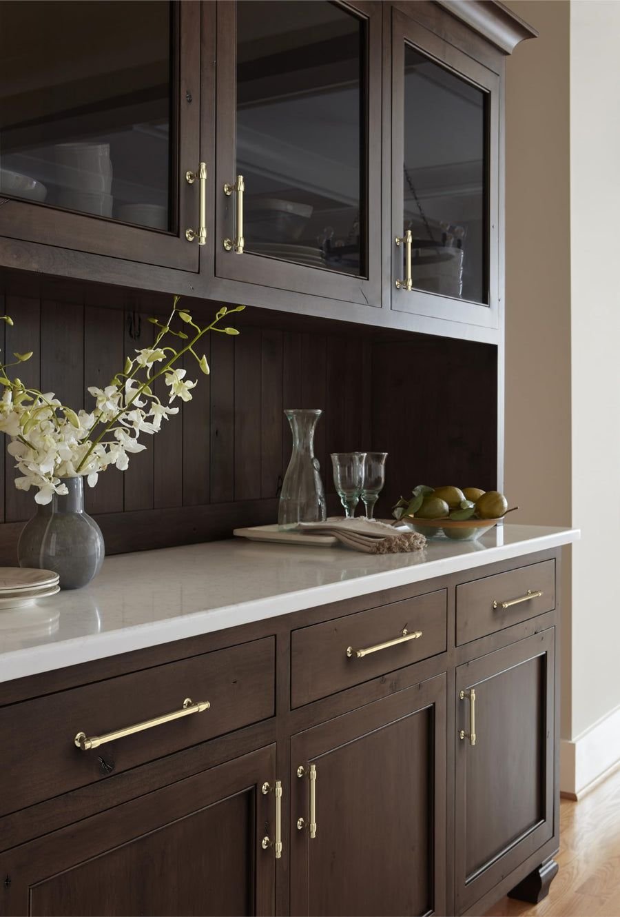 Bathroom idea with the Amerock Cabinet Pull Golden Champagne 3-3/4 in (96 mm) Center-to-Cente, Amerock
