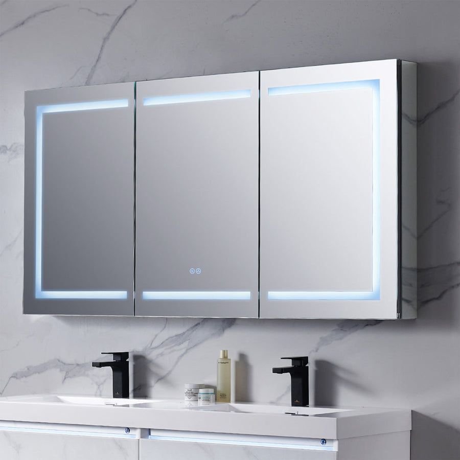 Bathroom idea with the Blossom Canopus 60X32 LED Medicine Cabinet, Blossom