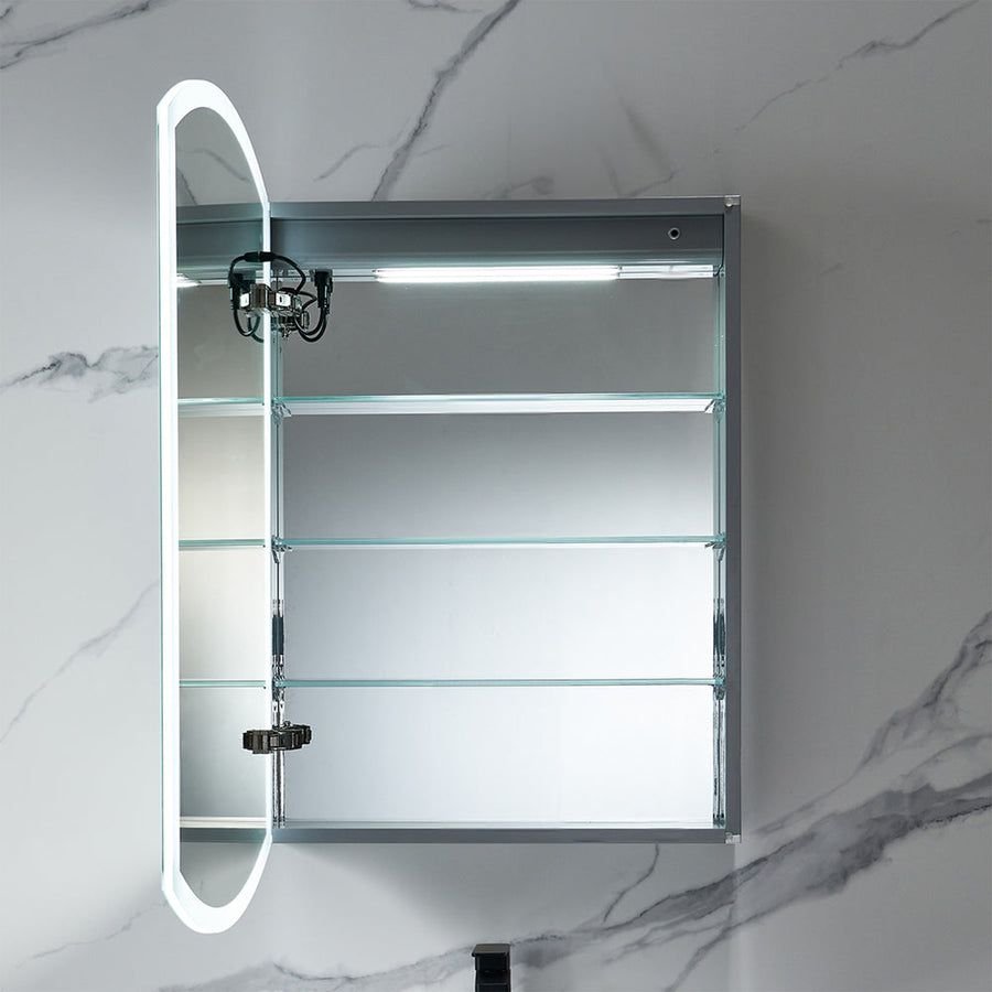 Bathroom idea with the Blossom Castor 24X38 Left LED Medicine Cabinet, Blossom