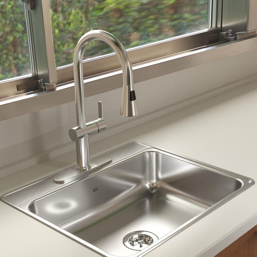 Kitchen idea with the KINDRED CSLA2522-7-3N Creemore 25-in LR x 22-in FB x 7-in DP Drop In S, Kindred
