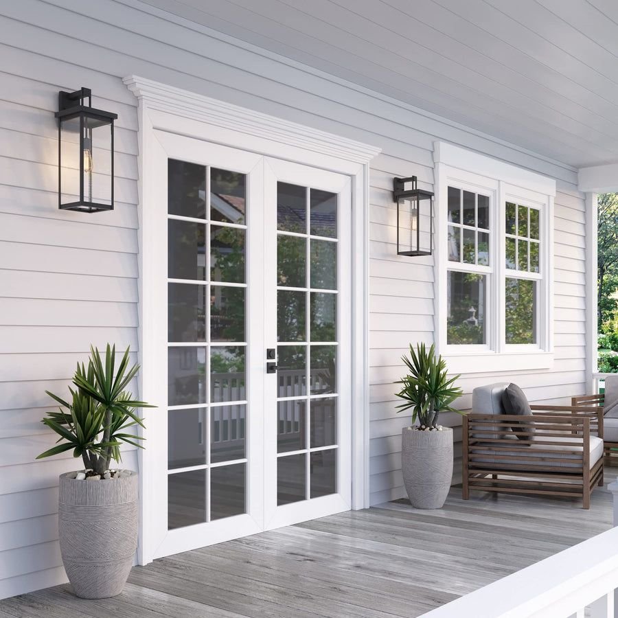 Outdoor idea with the Millennium Lighting 2602-PBK Outdoor Armed Sconce, Millennium Lighting