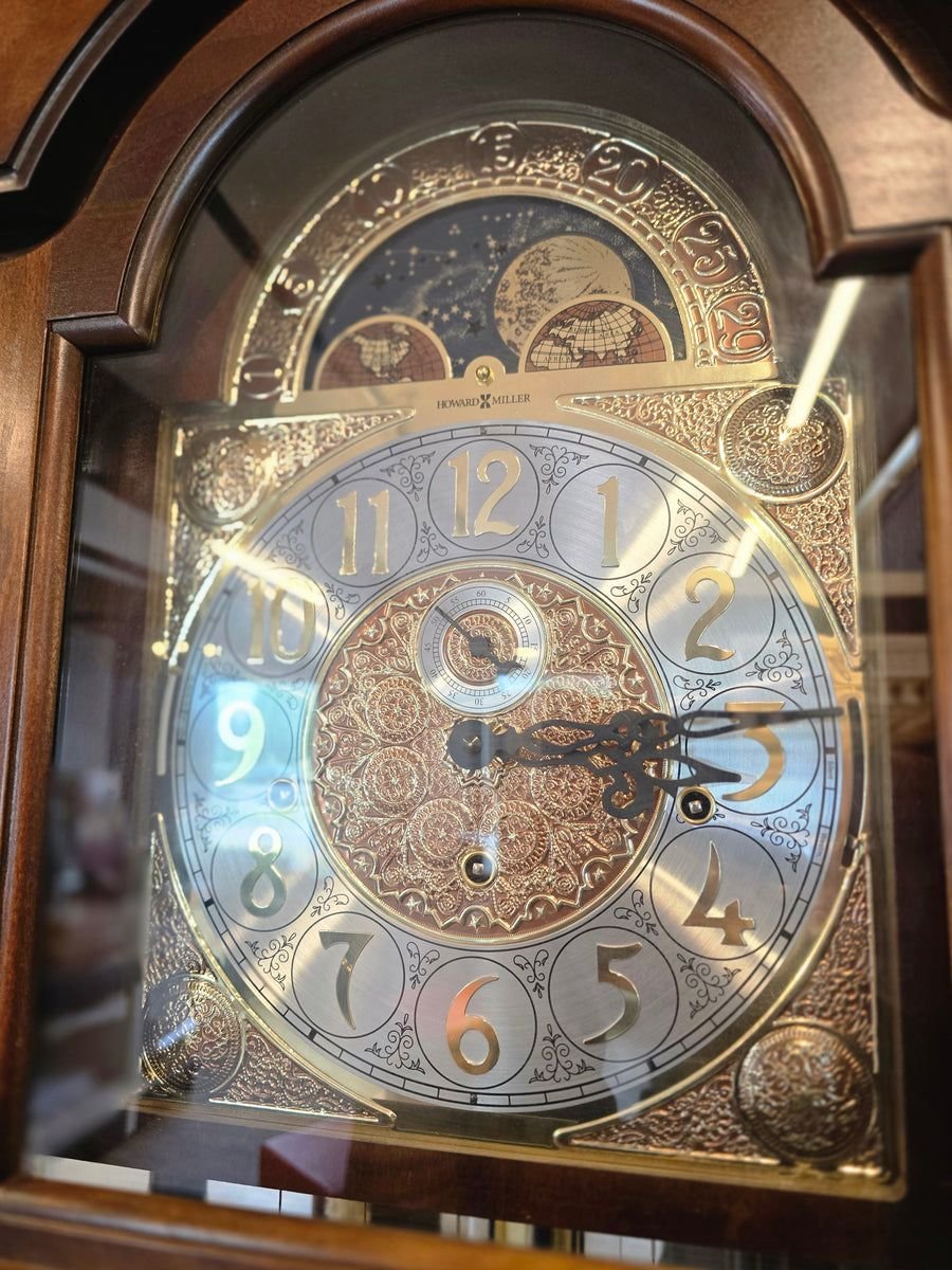 Living room idea with the Howard Miller Baldwin Grandfather Clock (Showroom Display), Howard Miller