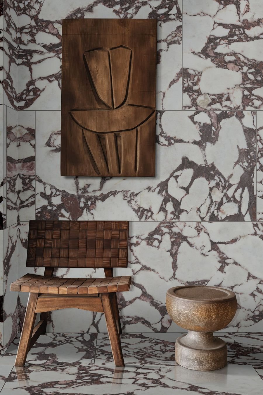 Tile idea with the Exotika Violetta Porcelain Tile, MSI