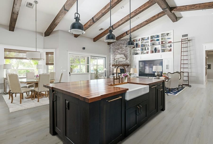 Tile idea with the CALI Whale Watch Laguna Plank Flooring (Covers 18.15 SQFT) 7903500700, CALI