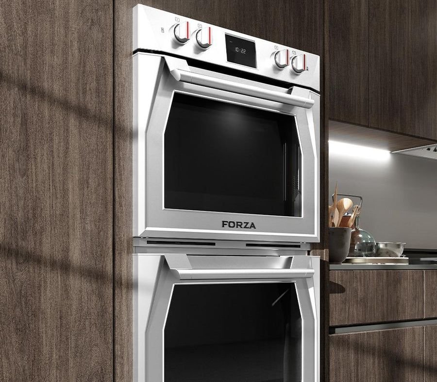 Kitchen idea with the Forza 30-Inch Double Dual Convection Electric Wall Oven (FODP30S), Forza