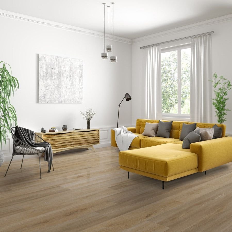 Tile idea with the CALI Golden Hour Oak Legends Extra Wide Click (Angle-Angle) (Covers 22, CALI