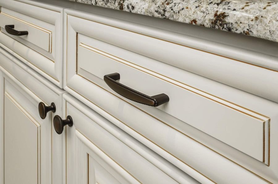 Kitchen idea with the Elements Z115-128DBAC 128 mm Center-to-Center Brushed Oil Rubbed Bronz, Elements