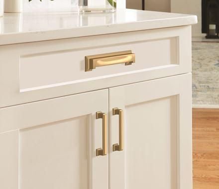 Kitchen idea with the Amerock Cabinet Pull Champagne Bronze 3-3/4 inch (96 mm) Center-to-Cen, Amerock