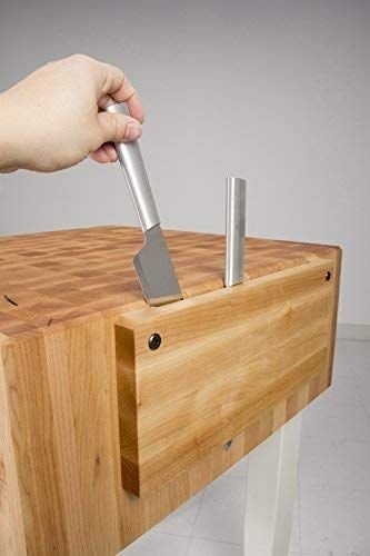 Kitchen idea with the John Boos PCA2-CR Block Maple Wood End Grain Solid Butcher Table with, John Boos