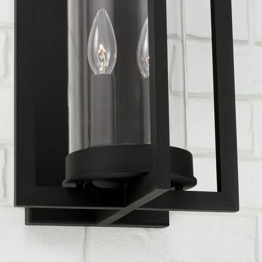 Outdoor idea with the Capital Lighting 948221BK Kent 2 Light Outdoor Wall Lantern Black, Capital Lighting