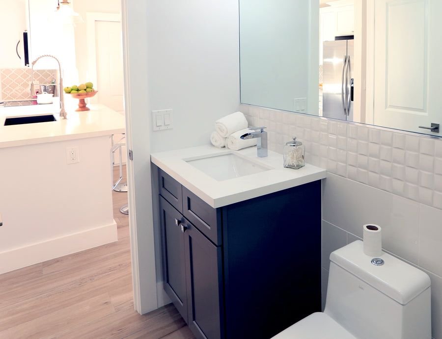 Bathroom idea with the ALFI brand AB1598-PC Polished Chrome Single Hole Waterfall Bathroom Fa, ALFI