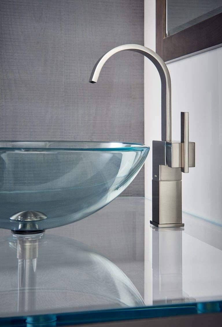Bathroom idea with the Gerber D201144 Chrome Sirius Single Handle Vessel Filler, Gerber
