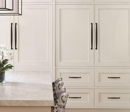 Kitchen idea with the Amerock Appliance Pull Black Bronze 8 inch (203 mm) Center to Center K, Amerock