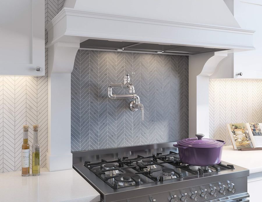 Kitchen idea with the Kinzie® Wall Mount Pot Filler, Gerber