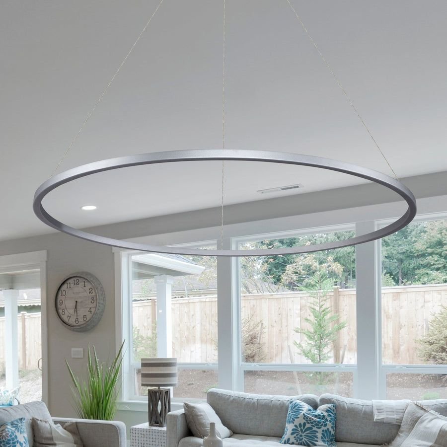 Living room idea with the VONN Tania VMC34912AL 51" ETL Certified Integrated LED Chandelier Heig, VONN