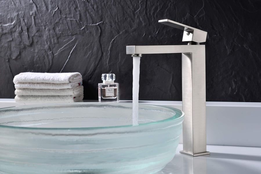 Bathroom idea with the ANZZI L-AZ096 Enti Series Single Hole Single-Handle Vessel Bathroom Fa, ANZZI