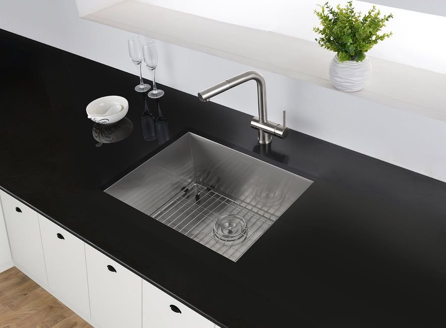 Kitchen idea with the Ruvati 23-inch Undermount 16 Gauge Zero Radius Kitchen Sink Stainless, Ruvati