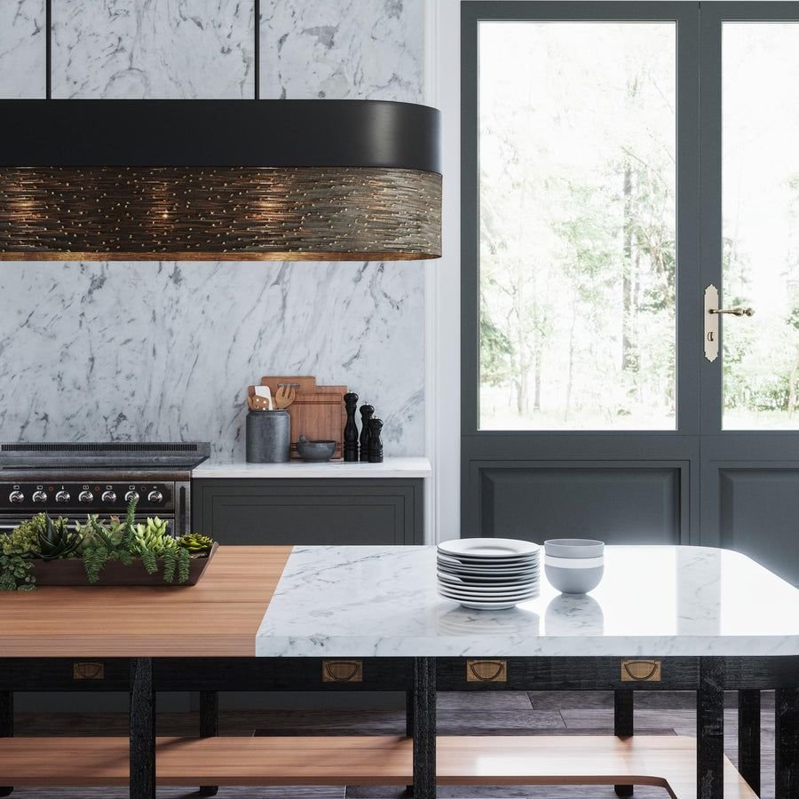 Living room idea with the Capital Lighting 835151GI Sana 5 Light Island Grey Iron, Capital Lighting