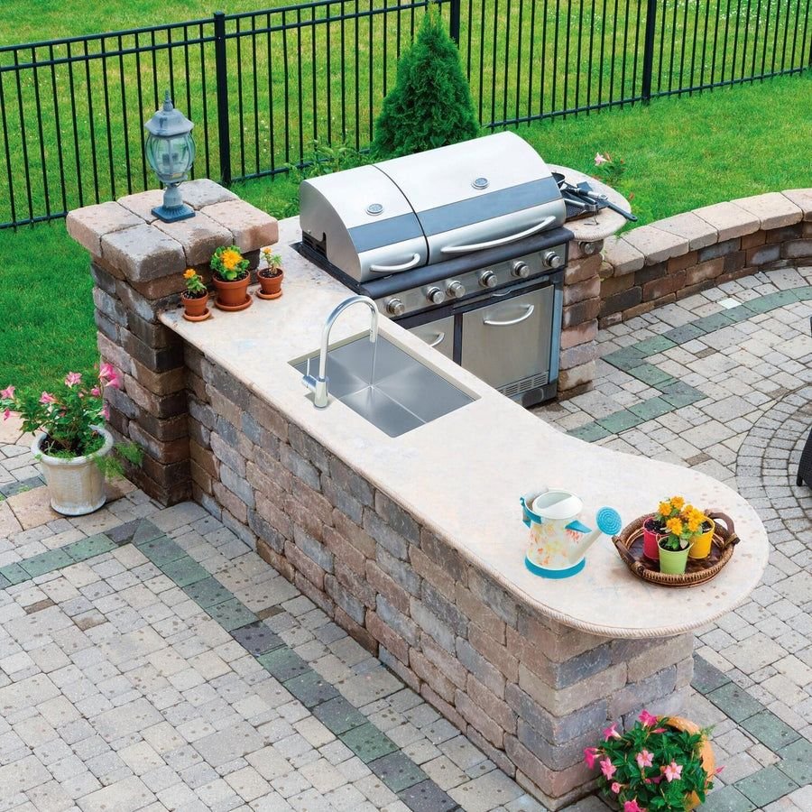 Outdoor idea with the FRANKE ODX110-2312-316 Outdoor 25.0-in. x 19.0-in. 18 Gauge T316 Stain, FRANKE