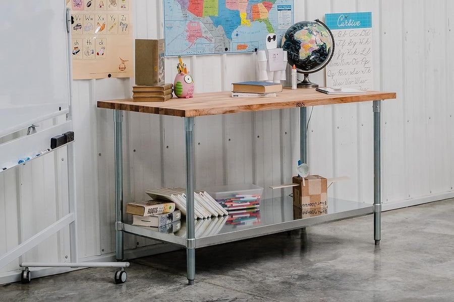 Kitchen idea with the John Boos JNS10 Maple Wood Counter Top Cutting Board Work Table Island, John Boos