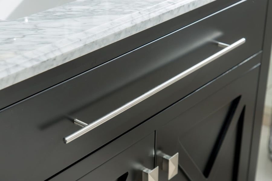 Bathroom idea with the Wimbledon 36" Espresso Bathroom Vanity with Black Wood Marble Countert, Laviva