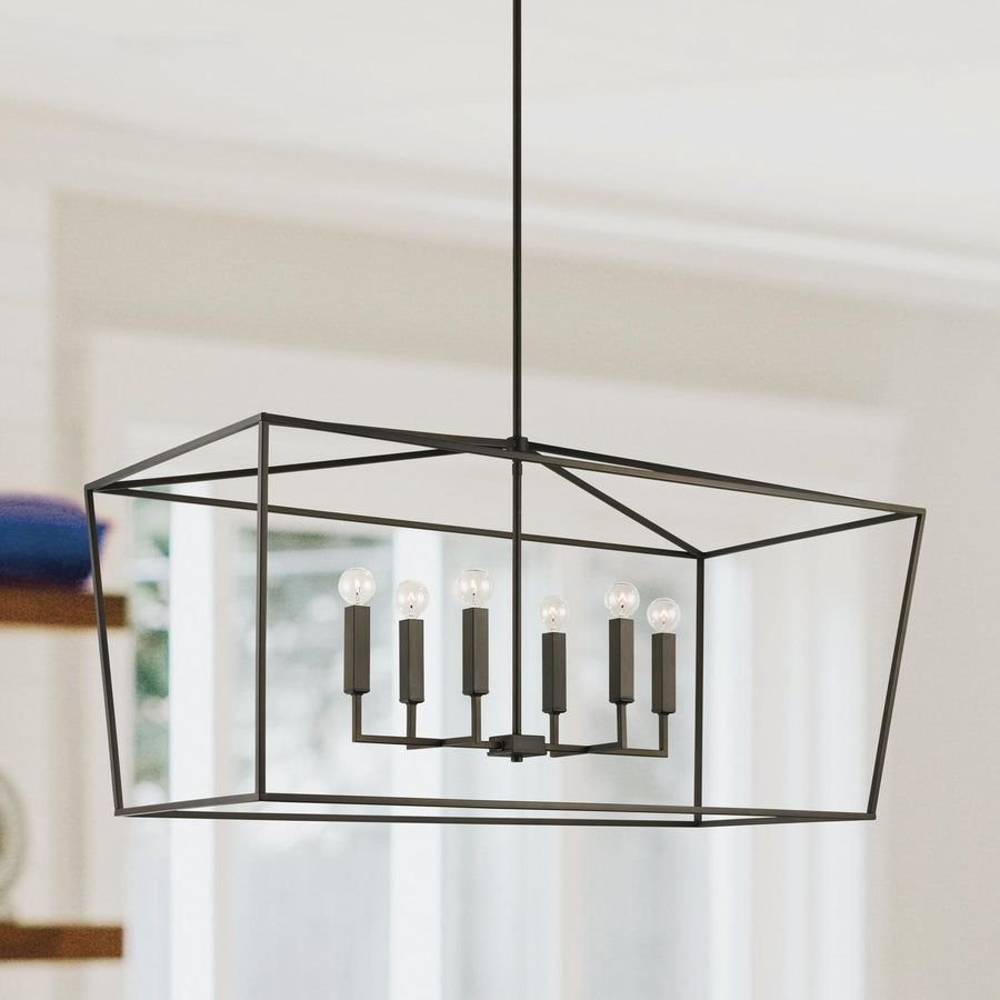 Kitchen idea with the Capital Lighting 837661OR Thea 6 Light Island Oil Rubbed Bronze, Capital Lighting