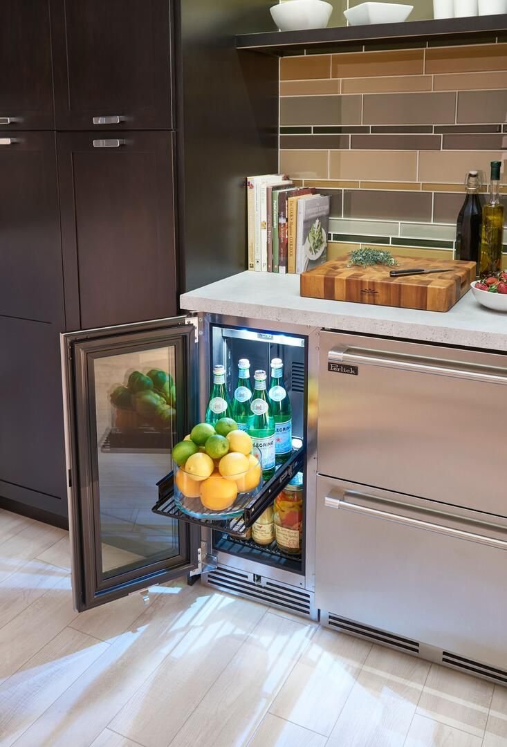Outdoor idea with the Perlick Signature Series 15-Inch Outdoor Built-In Counter Depth Compac, Perlick