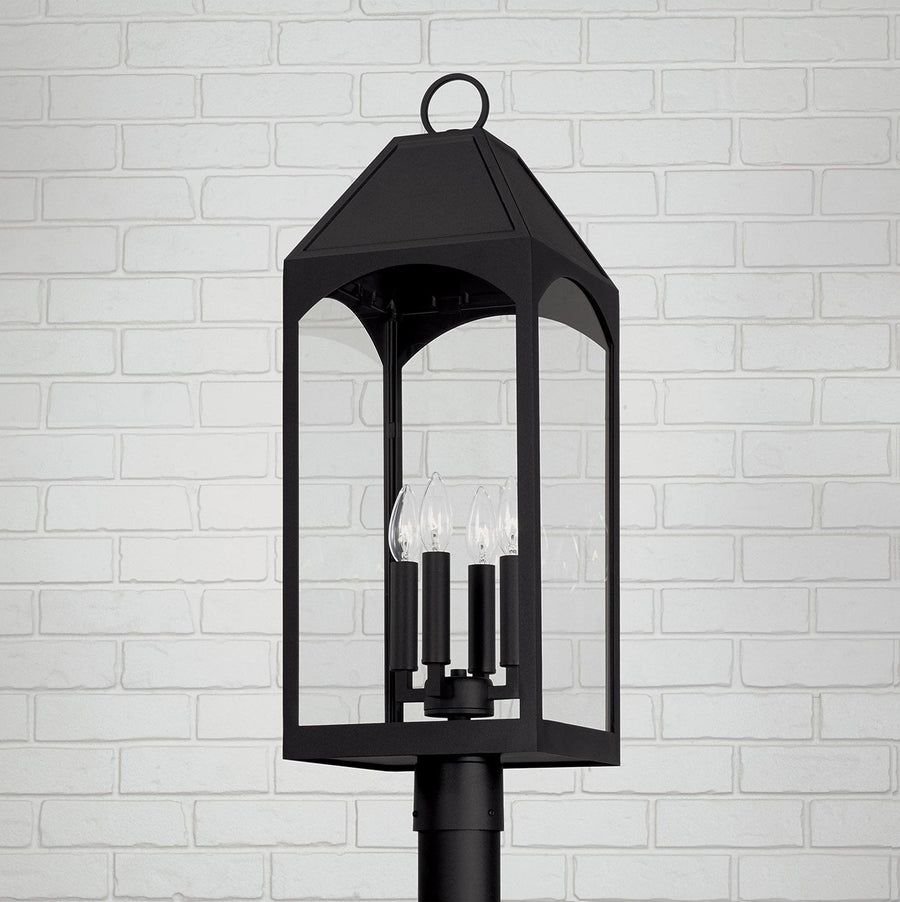 Outdoor idea with the Capital Lighting 946343BK Burton 4 Light Outdoor Post Lantern Black, Capital Lighting