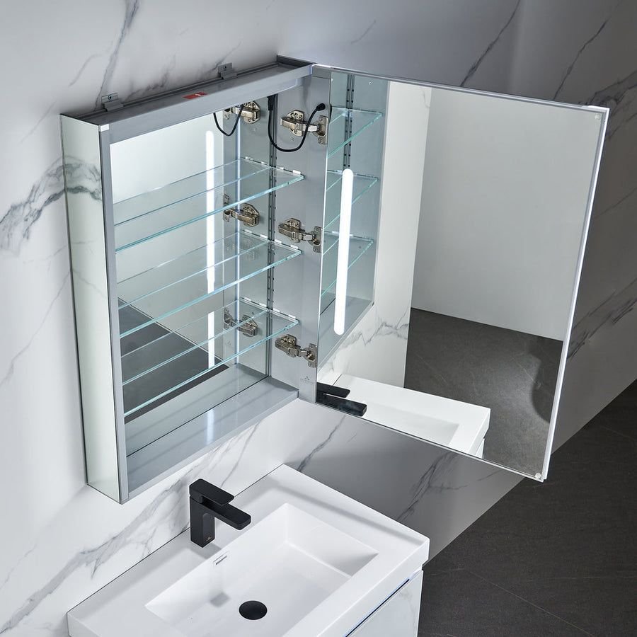 Kitchen idea with the Blossom Pollux 24X32 Right LED Medicine Cabinet, Blossom