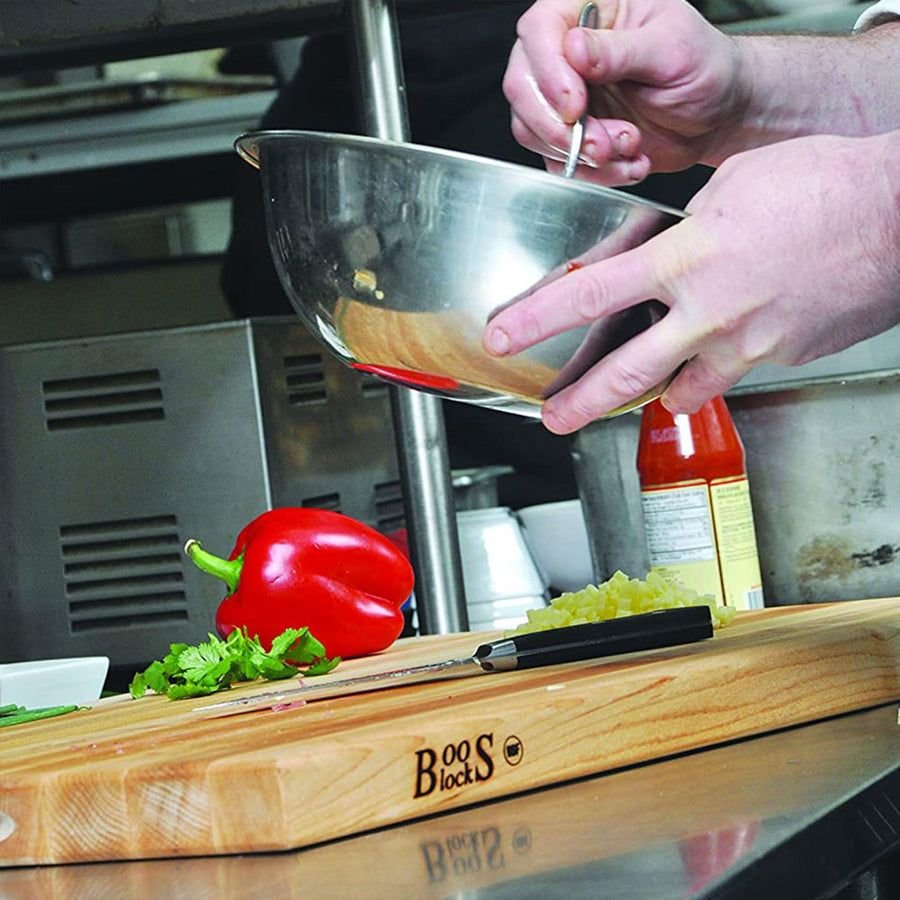 Kitchen idea with the John Boos R2418 Maple Wood Reversible Cutting Board for Kitchen Prep, John Boos