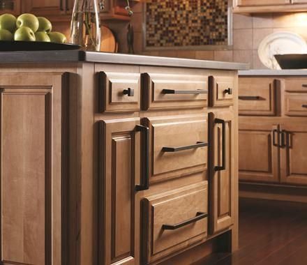 Kitchen idea with the Amerock Cabinet Knob Black Bronze 1-5/8 inch (41 mm) Diameter Blackroc, Amerock
