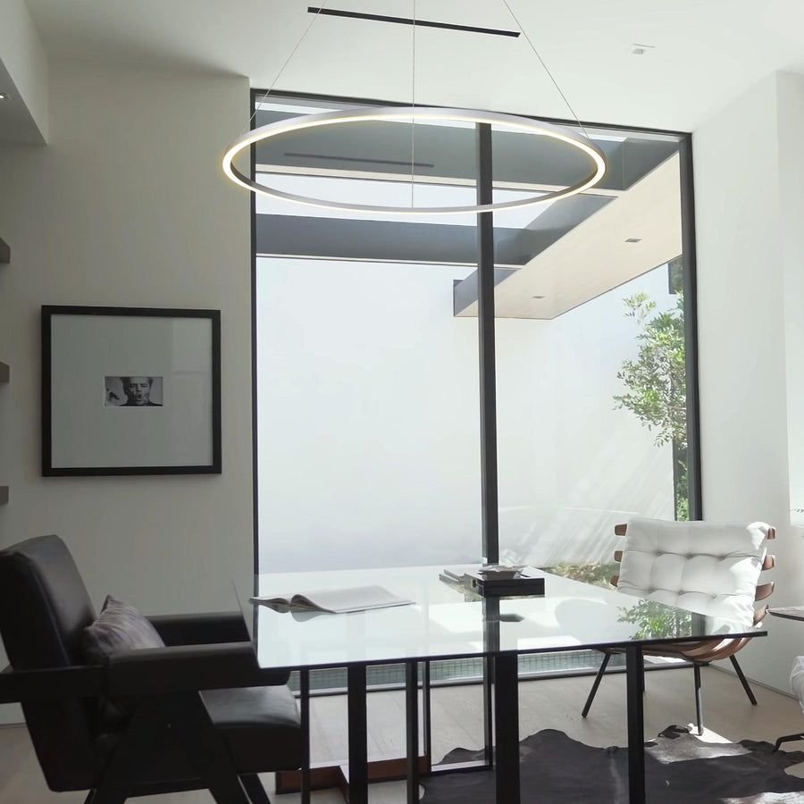 Living room idea with the VONN Tania VMC34912AL 51" ETL Certified Integrated LED Chandelier Heig, VONN