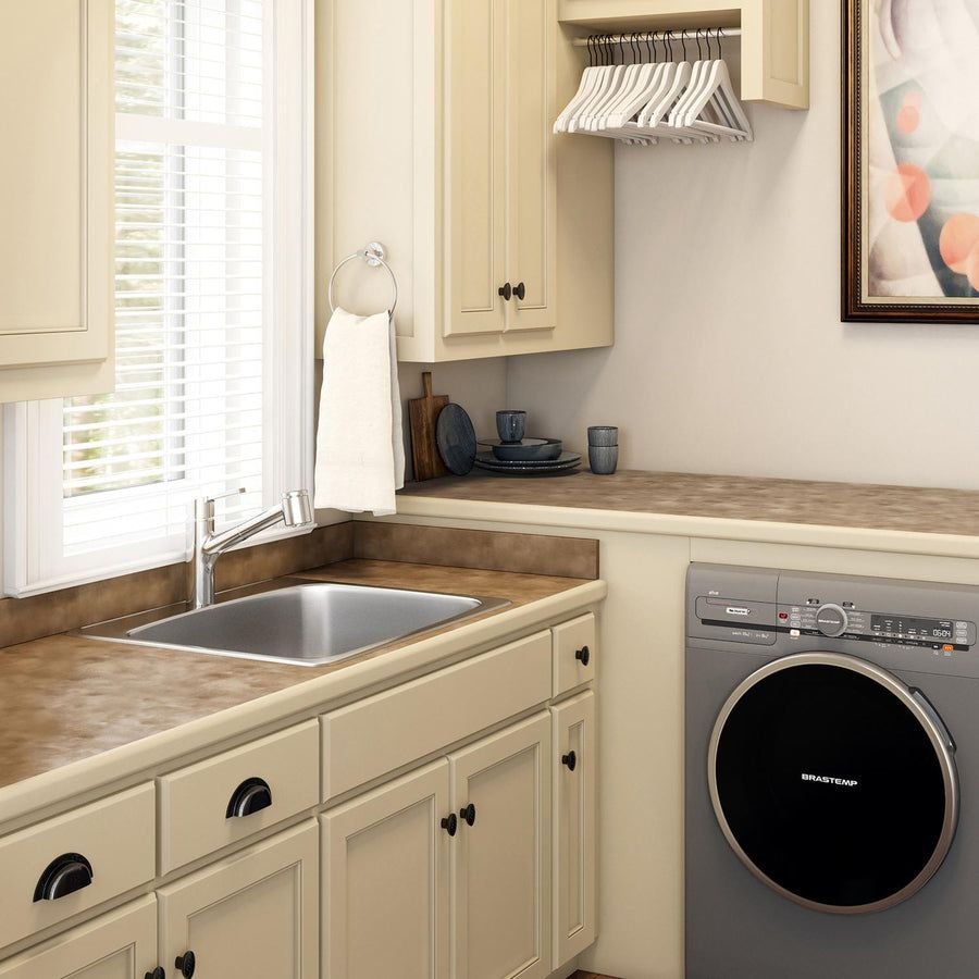 Laundry idea with the KINDRED QSL2225-12-1N Utility Collection 25.63-in LR x 22.06-in FB x 1, Kindred