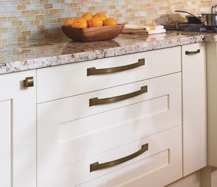 Kitchen idea with the Amerock Cabinet Knob Caramel Bronze 1-1/4 inch (32 mm) Length Candler, Amerock