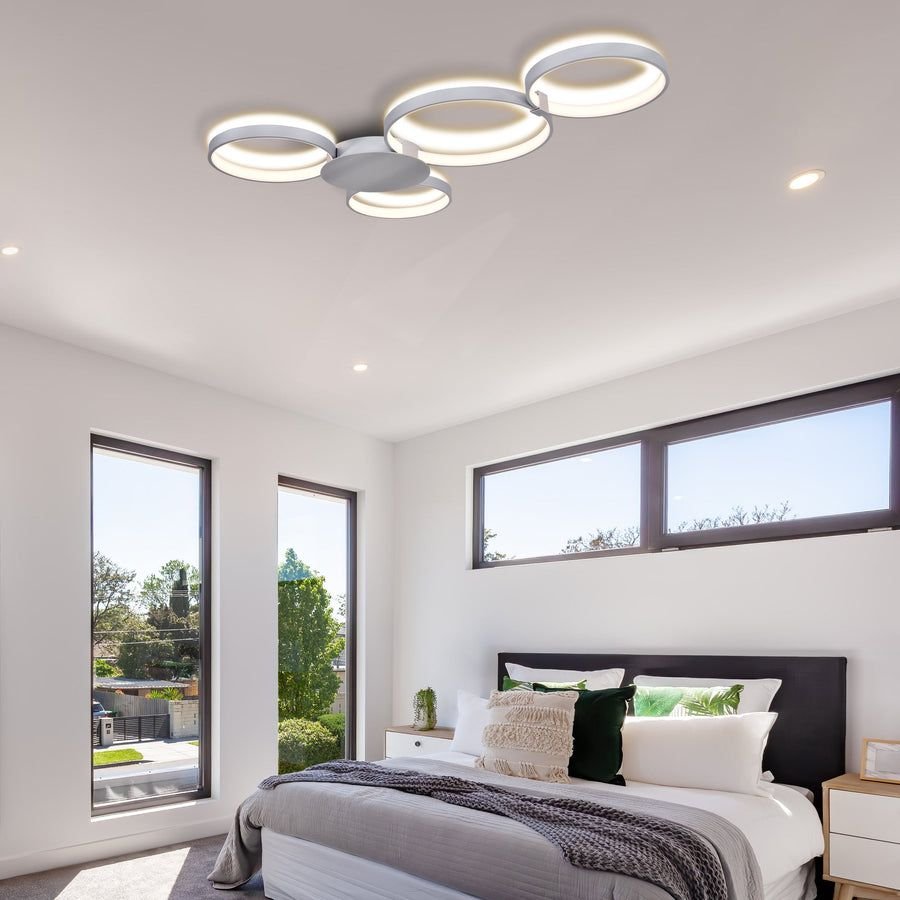 Living room idea with the VONN Capella VMCF41500AL 43" Integrated LED ETL Certified Ceiling Ligh, VONN